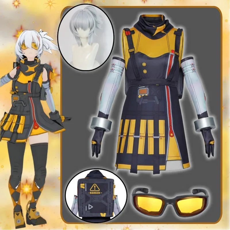 Didi 2025 2025 hhhSoldier 11 أزياء تنكرية للنساء والفتيات ملابس أنيمي لعبة Zenless منطقة صفر الجندي 11 Halloween Cos Co