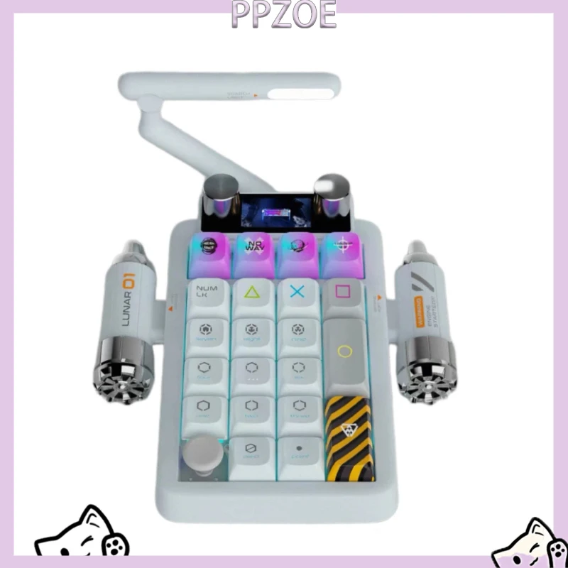 KeysMe Lunar02 Tri Mode Wireless Mechanical Numpad External Custom Keypad For Office Daily Work Desktop Laptop Computer use