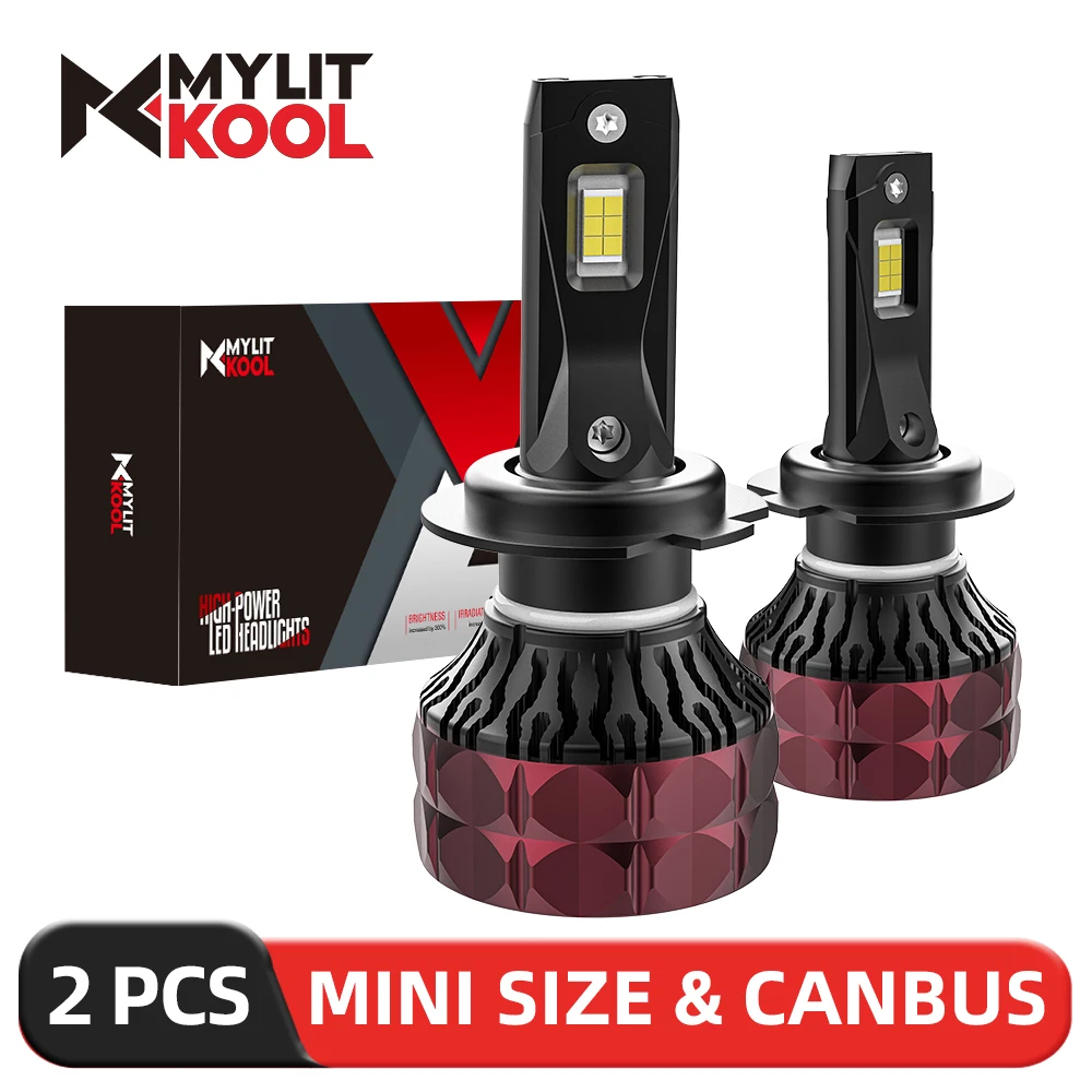 

MYLIT KOOL H4 H7 H11 LED Car Headlight Bulbs 110W 230000LM CSP H1 9005 HB3 9006 HB4 9012 HIR2 Lamp 6000K Car Light 12V Auto Lamp