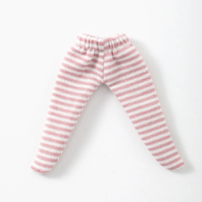 

Ob11 Doll Clothes Slim Pantyhose Stripe Trousers Fashion Leggings For For 1/12 BJD Doll Stocking Accessories Kids Toys