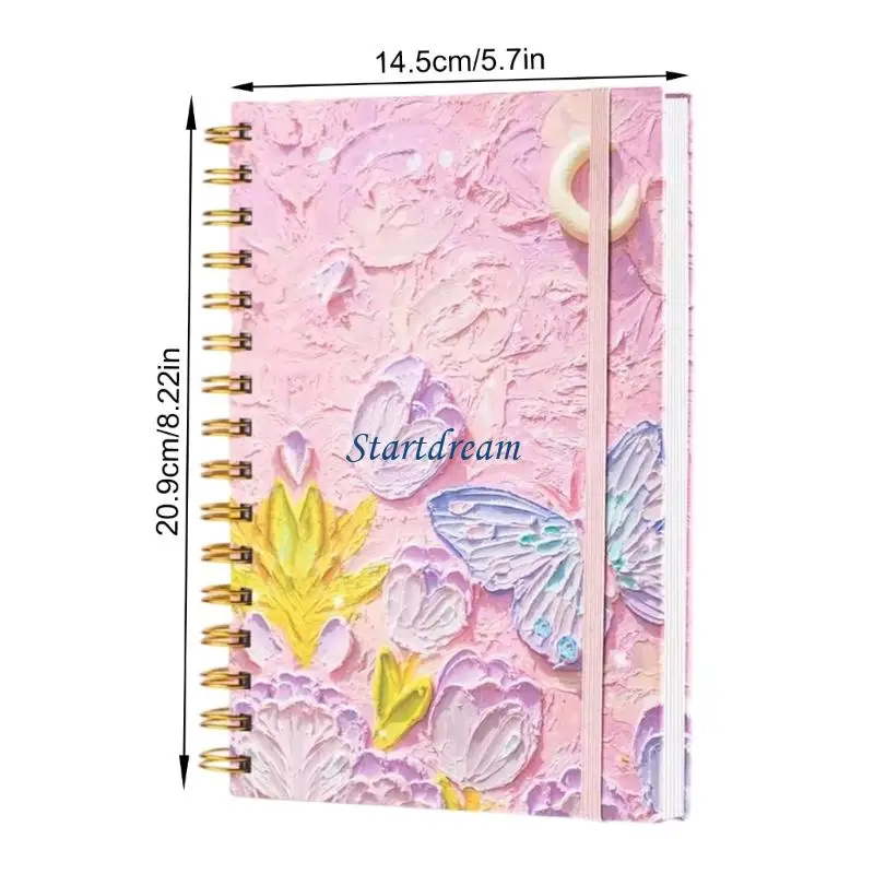 A 5 دفتر ضباط Notebook Notebook Butterfly Notebook Stationery Notepads Notepads Aesthetic Journal Notebook اللوازم المدرسية K92C