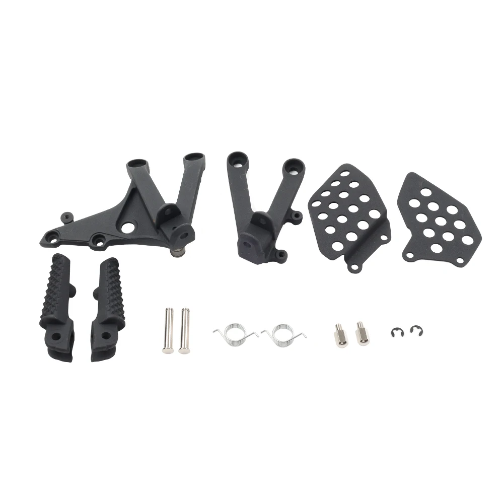 1Pair Motorcycle Front Driver Footrest Foot Pegs Bracket Set For Honda CBR600RR CBR 600RR 2007-2024