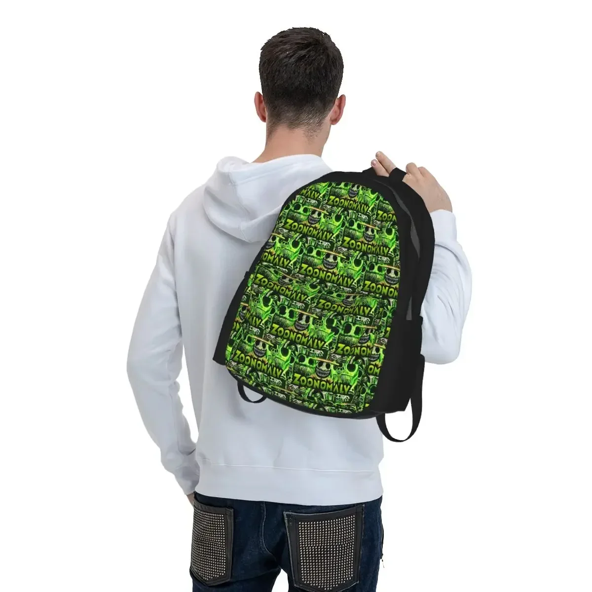 Zoonomaly Cartoon Steam Game Backpack Boys Girls BookBag Children School Bag Computer Shoulder Bags for Men Women