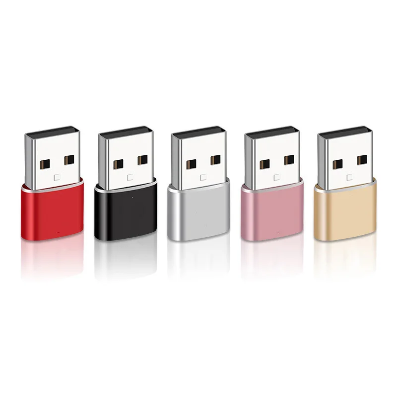 NNBILI 2Pcs USB To Type C OTG Adapter USB-C Male To Micro Type-C Female Converter For Macbook Samsung S20 USBC OTG Connector 2P