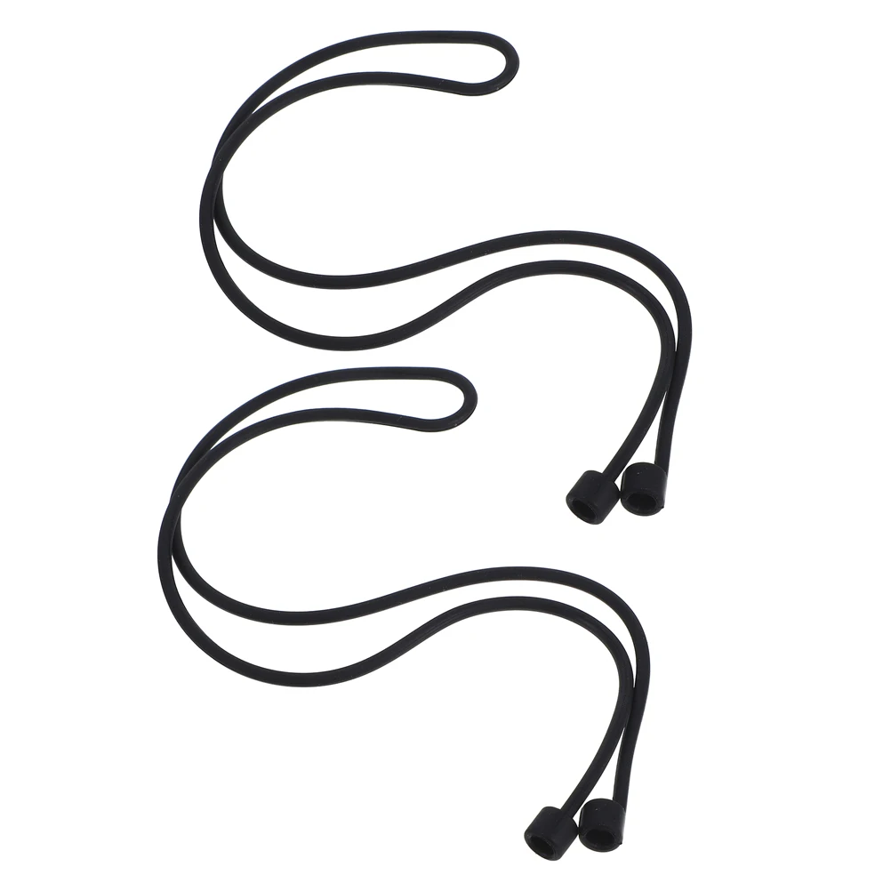 

2 PCS Headphone Anti-lost Rope Earbud Lanyard Buds Replacement Cord Earphones Hanger Earbuds Electric Wire