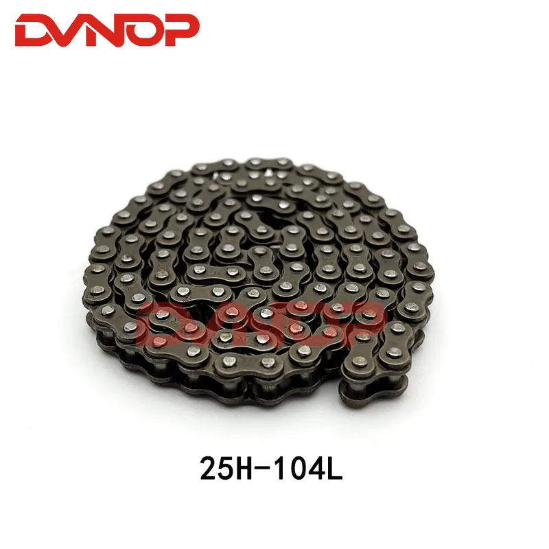 Piezas de motor de motocicleta, cadena de sincronización de leva para YAMAHA XT225 TW200 TW 200 XT 225, cadena de tiempo de rodillo, sincronización de árbol de levas 25H 104L