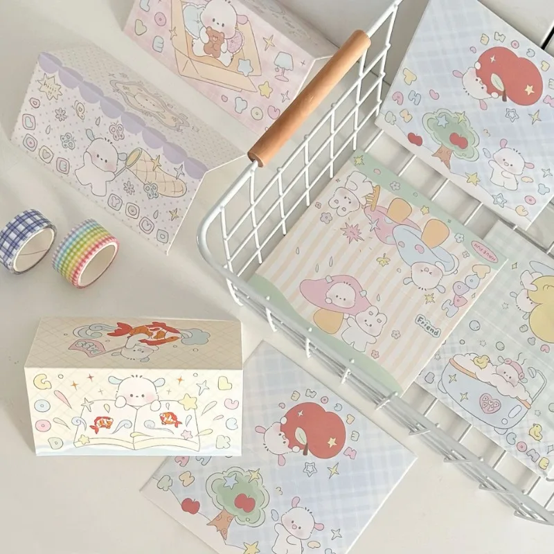 2024 Original Cute Puppy Fold Practical Big Card Head Star Accessory Gift Out of Card Packaging Card Packing Materials