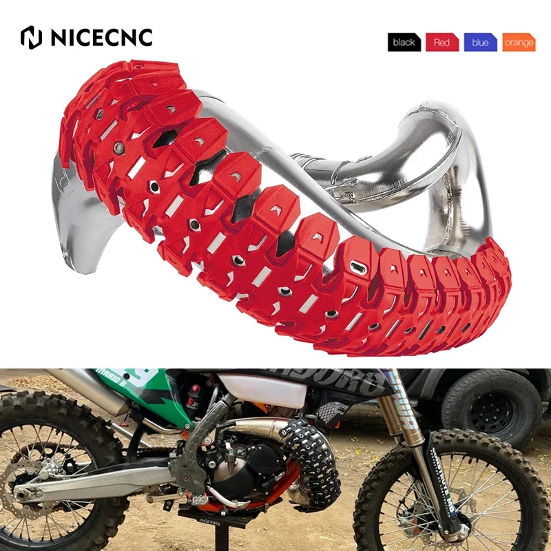 

NICECNC Motocross 60cm/24IN Exhaust Muffler Pipe Heat Shield Cover Guard For BETA RR 2T 250 300 2013-2023 X-TRAINER 300 16-23