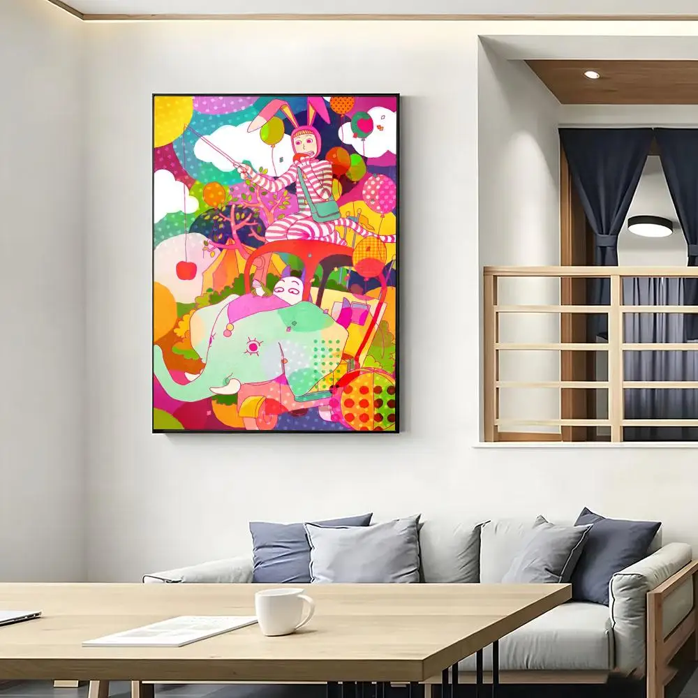 Popee The Performer Anime Painting Calligraphy Movie Posters And Prints Canvas Wall Art For Living Room Home Decor