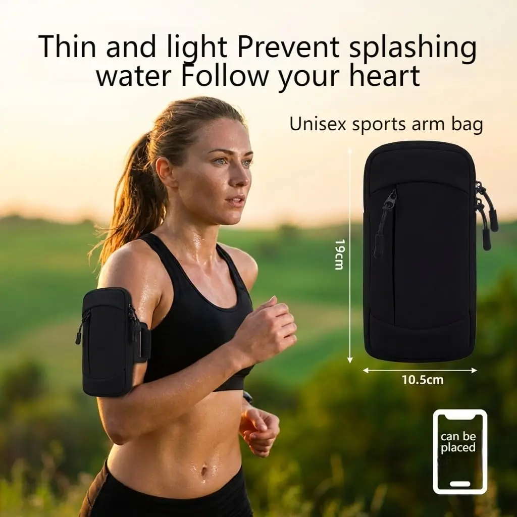 Running Armband Bag Phone Case Universal Sports Armband Arm Pouch Phone Holder Mobile Waterproof Wrist Band
