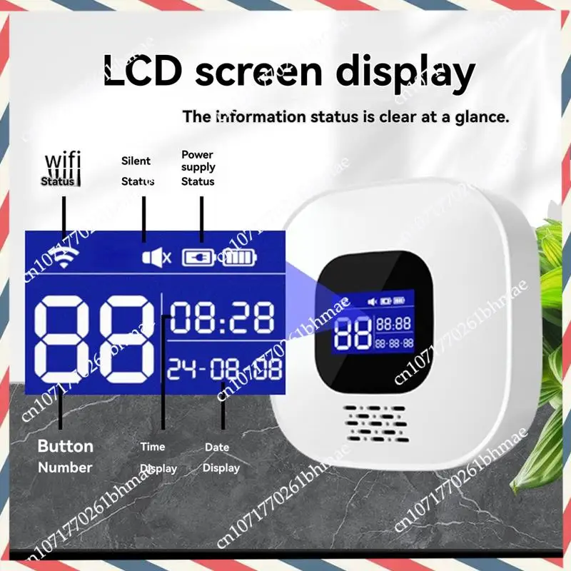 -A21Z Tuya Smart Wifi SOS Alert System Emergency Call Button Elderly Caregiver Pager For Seniors Patients Home