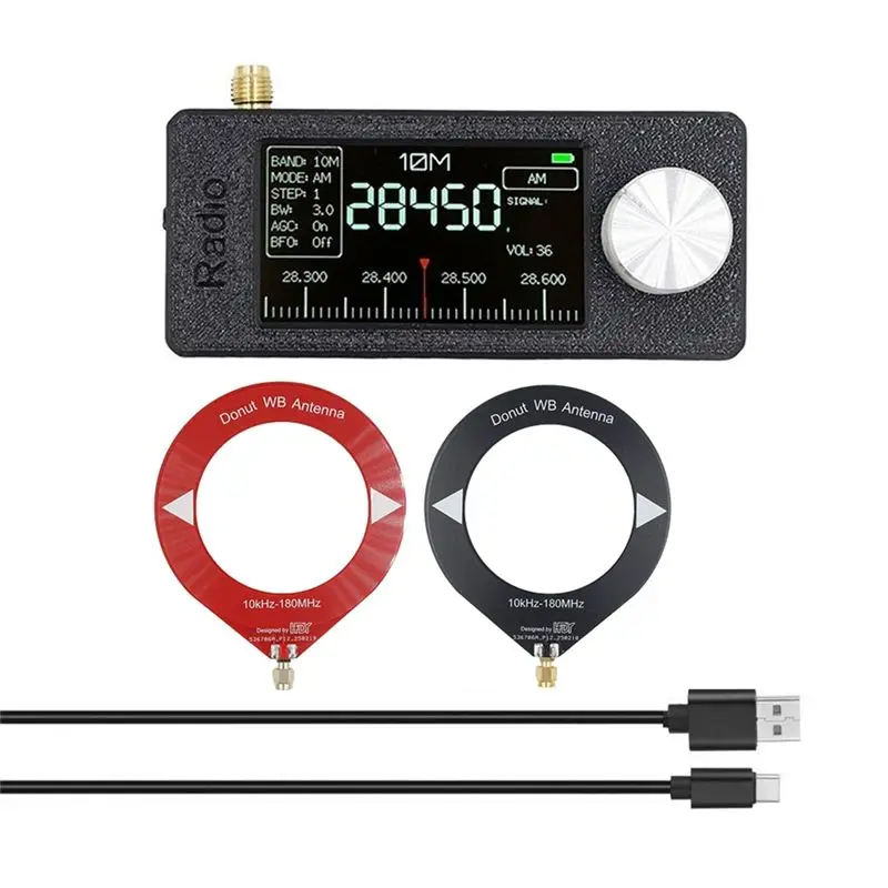 

Акция! Мини-радиоприемник SI4732 10 кГц-180 МГц, портативное радио + комплект с петлевой антенной, AM/FM/КВ/СВ/УКВ, мини-радио SI4732