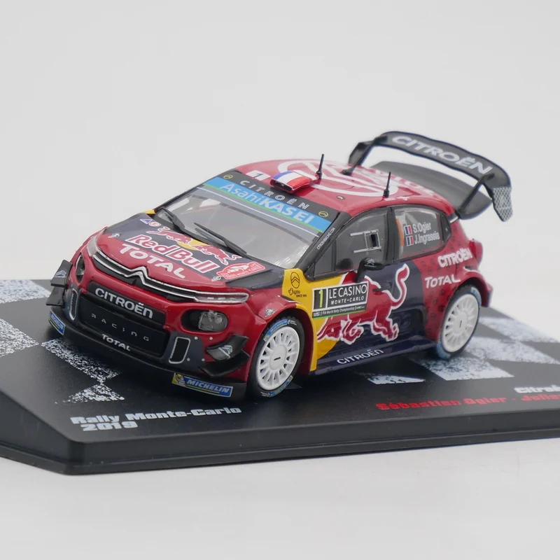 

IXO 1:43 Scale Diecast Alloy Citroen C3 WRC 2019 Racing Toys Cars Model Classics Nostalgia Adult Gifts Souvenir Static Display