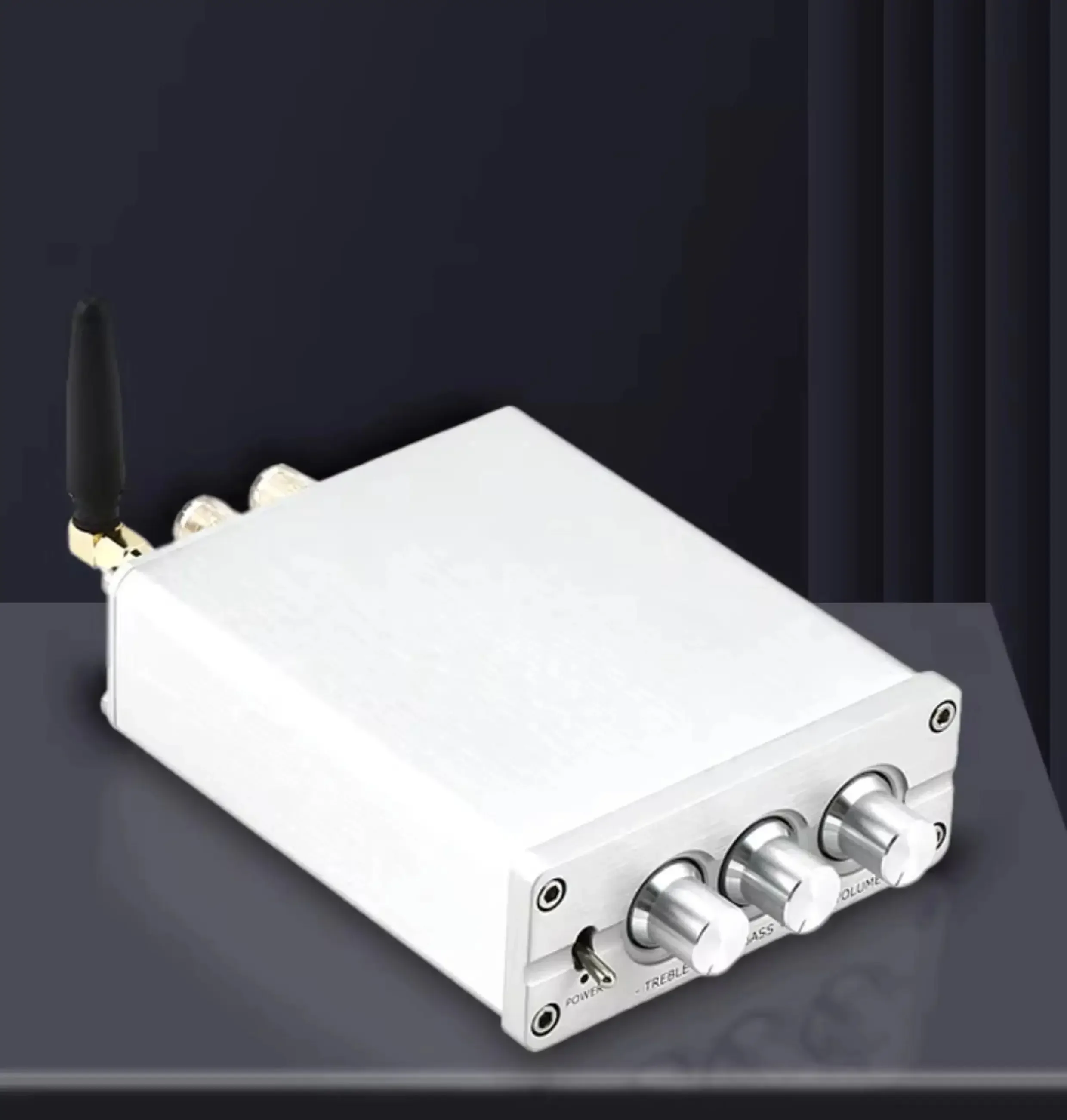 

D100B Dual Core TPA3116 2.0 High Power High Fidelity D-Class Digital High Bass Tuned Bluetooth 5.0 Power Amplifier