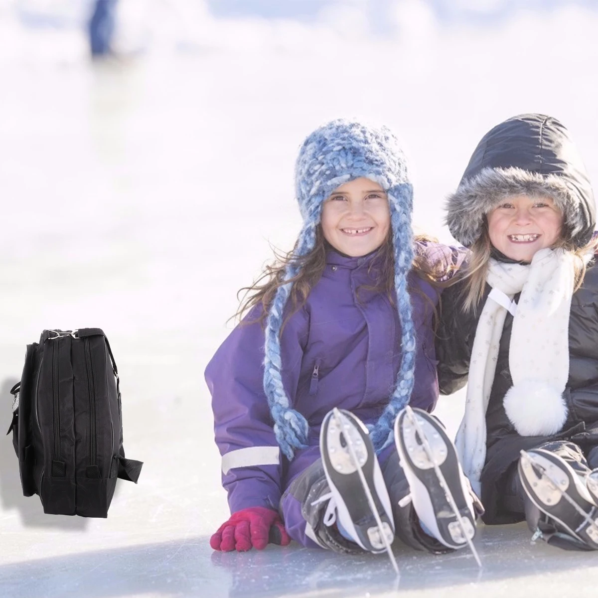 

Roller Pouch Ice Skates Bag Girls Women Polyester Storage Durable Bright Color Fashionable Outdoor Practical Simple Design