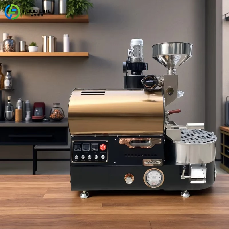 Customized Professional 1kg 2kg 3kg Coffee Roaster Sample Baking Coffee Roasting Machine Space Saving Coffee Bean Roaster view 2