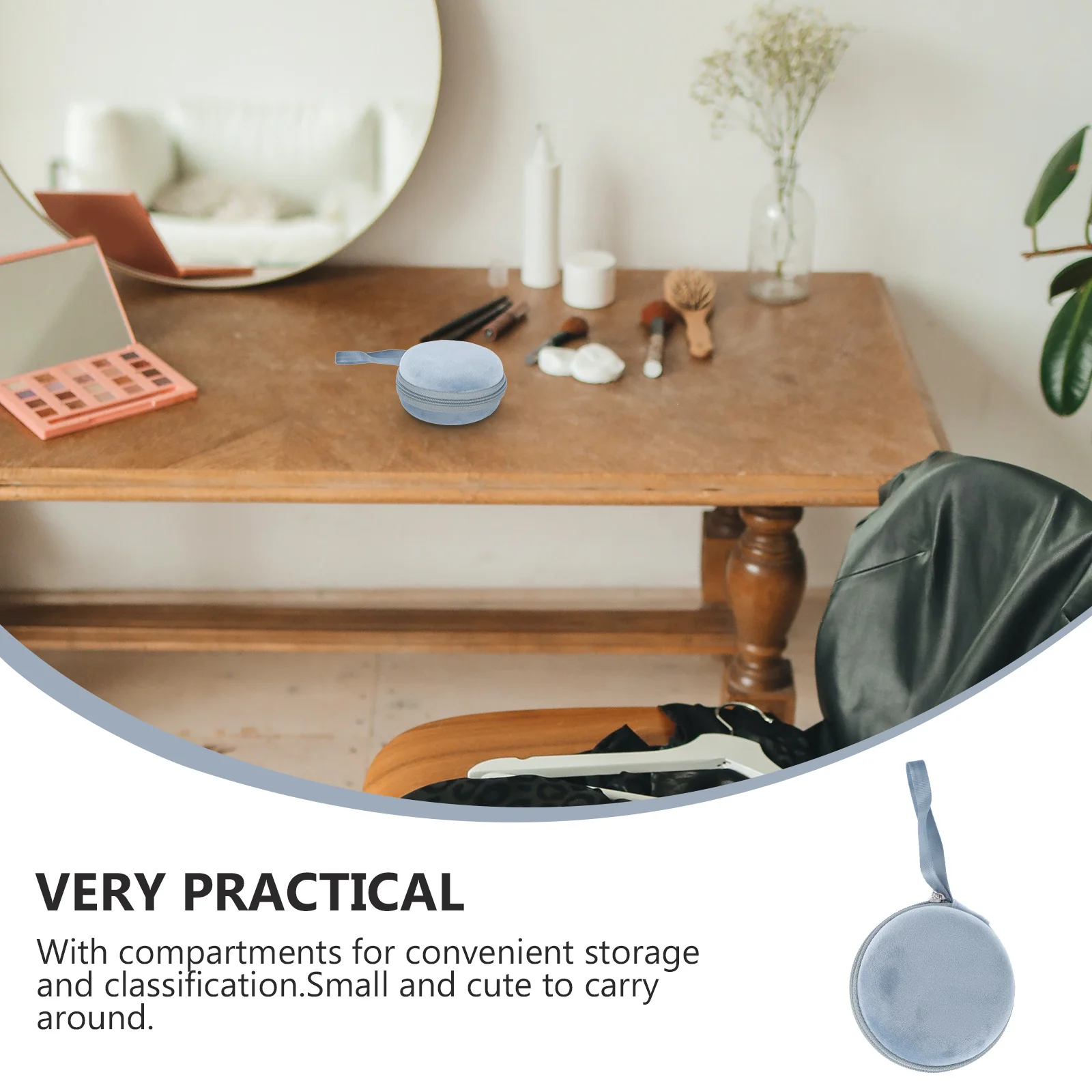 

1pc Essential Oil Bottle Organizer Pouch Durable Portable Storage Case For Travel Shockproof Pouch Holder Bag Case