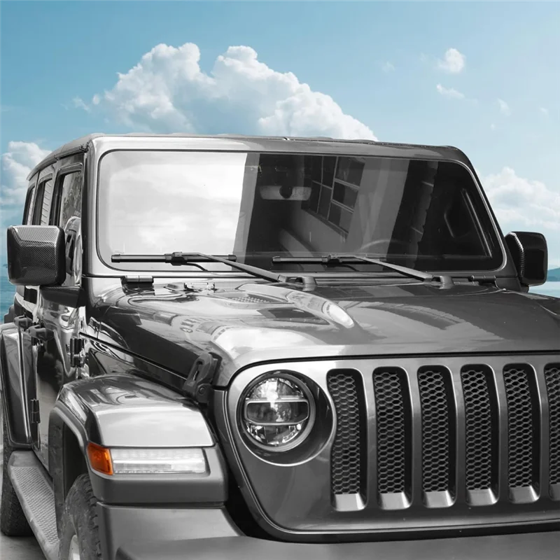 

Efficient Rearview Mirrors Side Mirror Cover Decoration Trim Kit For Jeep Wrangler JL Gladiator JT 2018-2025 Carbon Fiber
