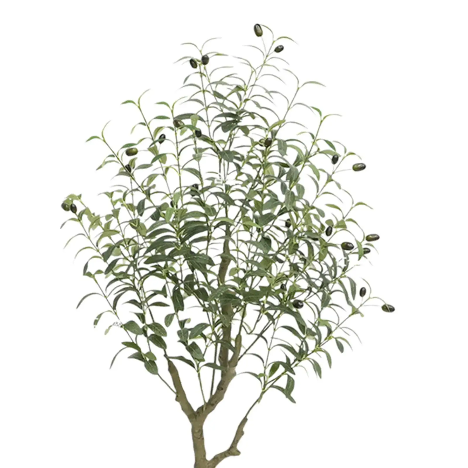 

Artificial Olive Tree House Greenery Decoration Fake Plants,Housewarming Gift Fake Olive Tree 4 ft for Indoor Garden Home