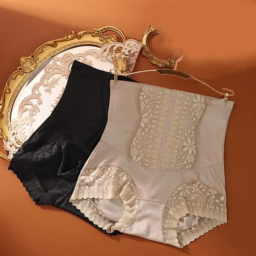 

Lace Flower Tummy Control Underwear High Waist Shapers Butt Lifting Panties Briefs Seamless Body Shaping Shapewear Body Shaping