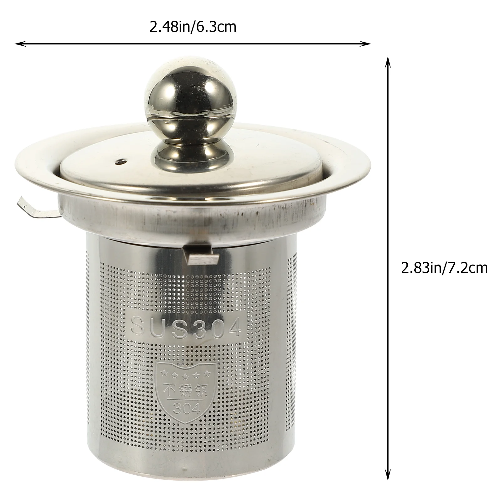 Teapot Strainer Residue Tea Filter Machine with Cover Filter Stainless Steel Metal Milk Strainers Infuser Insert Make