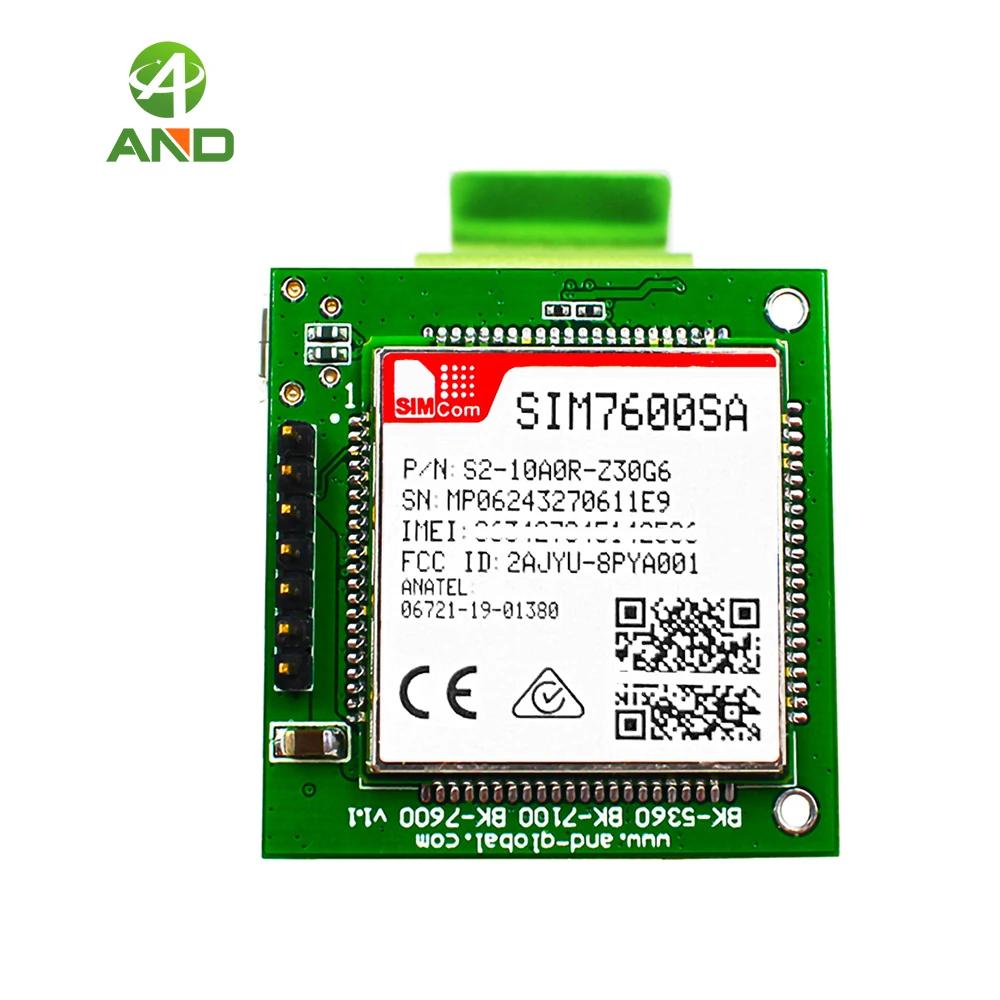 SIMCOM SIM7600 SA 4G LTE Cat1 LCC Module breakout for Au,New zealand,South America