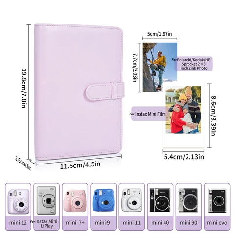 Чехол для камеры Instax Mini 12 из искусственной кожи — пример использования