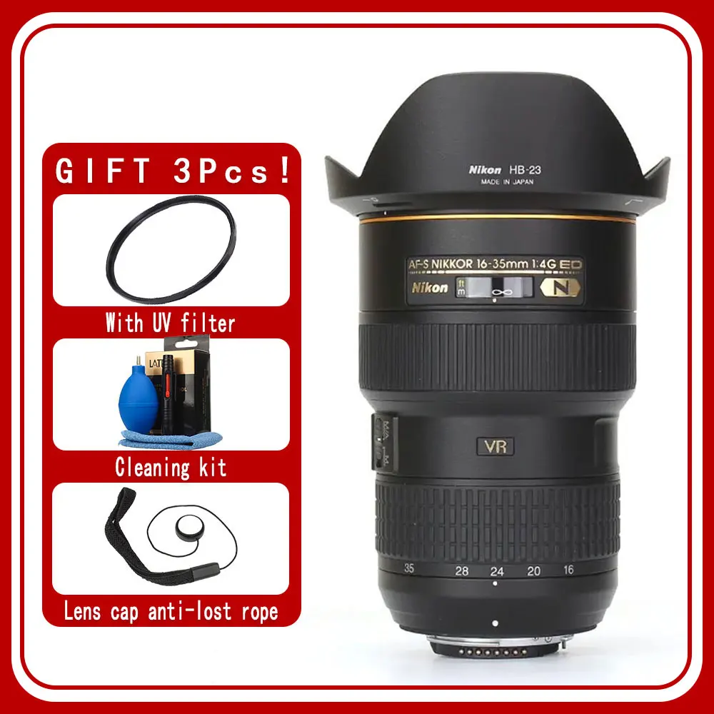 Nikon AF-S NIKKOR 16-35mm f/4G ED VR Lens For Nikon SLR Cameras