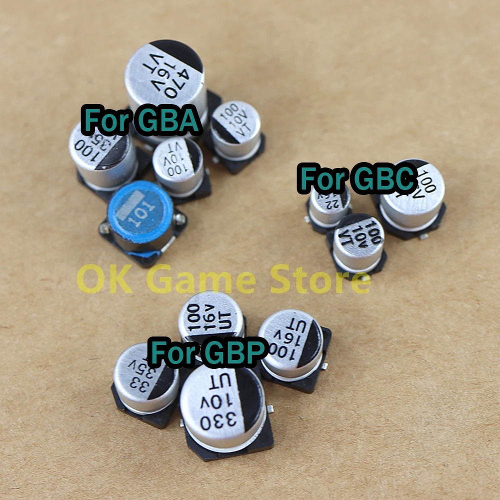 1Set For GBA GBC GBP Mainboard Capacitor For Gameboy Advance Motherboard Capacitor For Gameboy Pocket Color Replacement