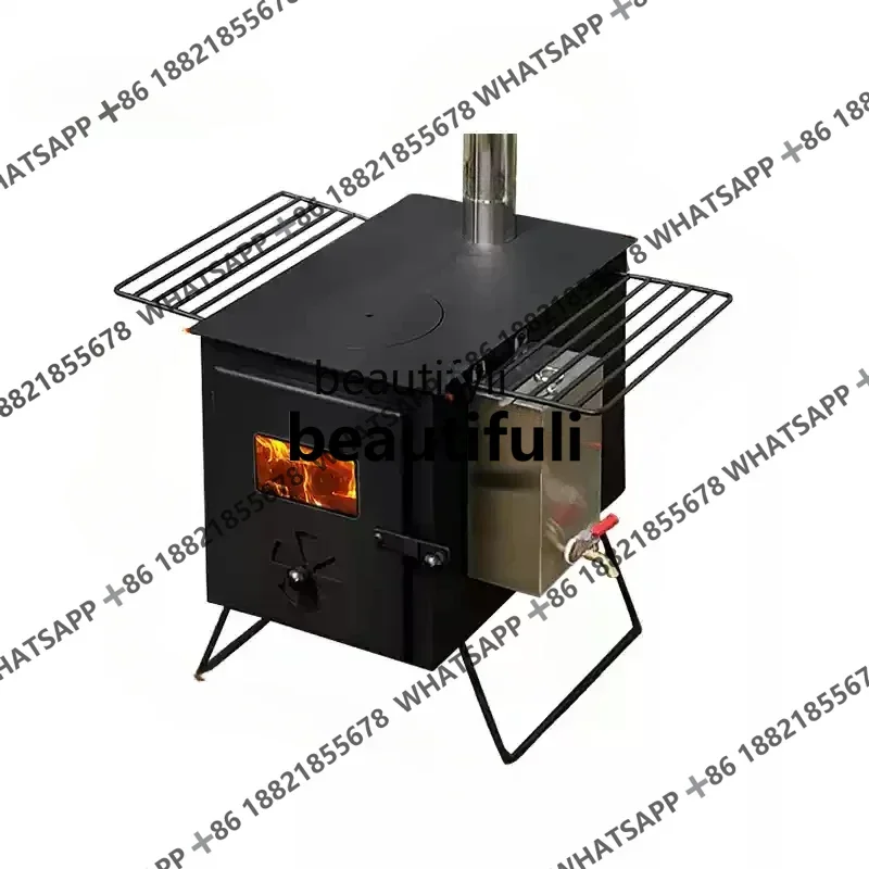 xx1Outdoor tent camping portable firewood stove camping firewood stove folding camping multi-functional barbecue stove