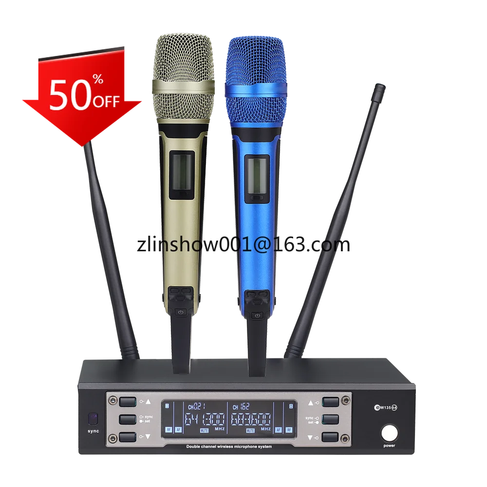 EW135G4 SKM9000 2 Channel Set System Dual Wireless Microphone Uhf Perform For The Stage