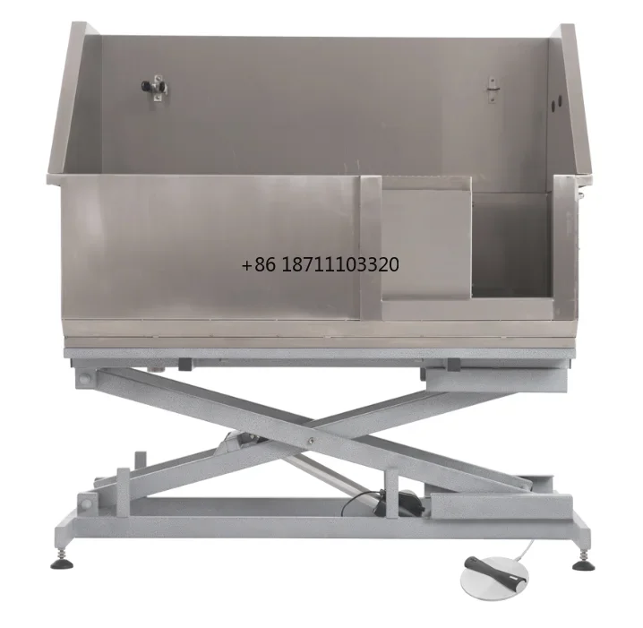 pet dog grooming wash station  elevated stainless steel bath tubs