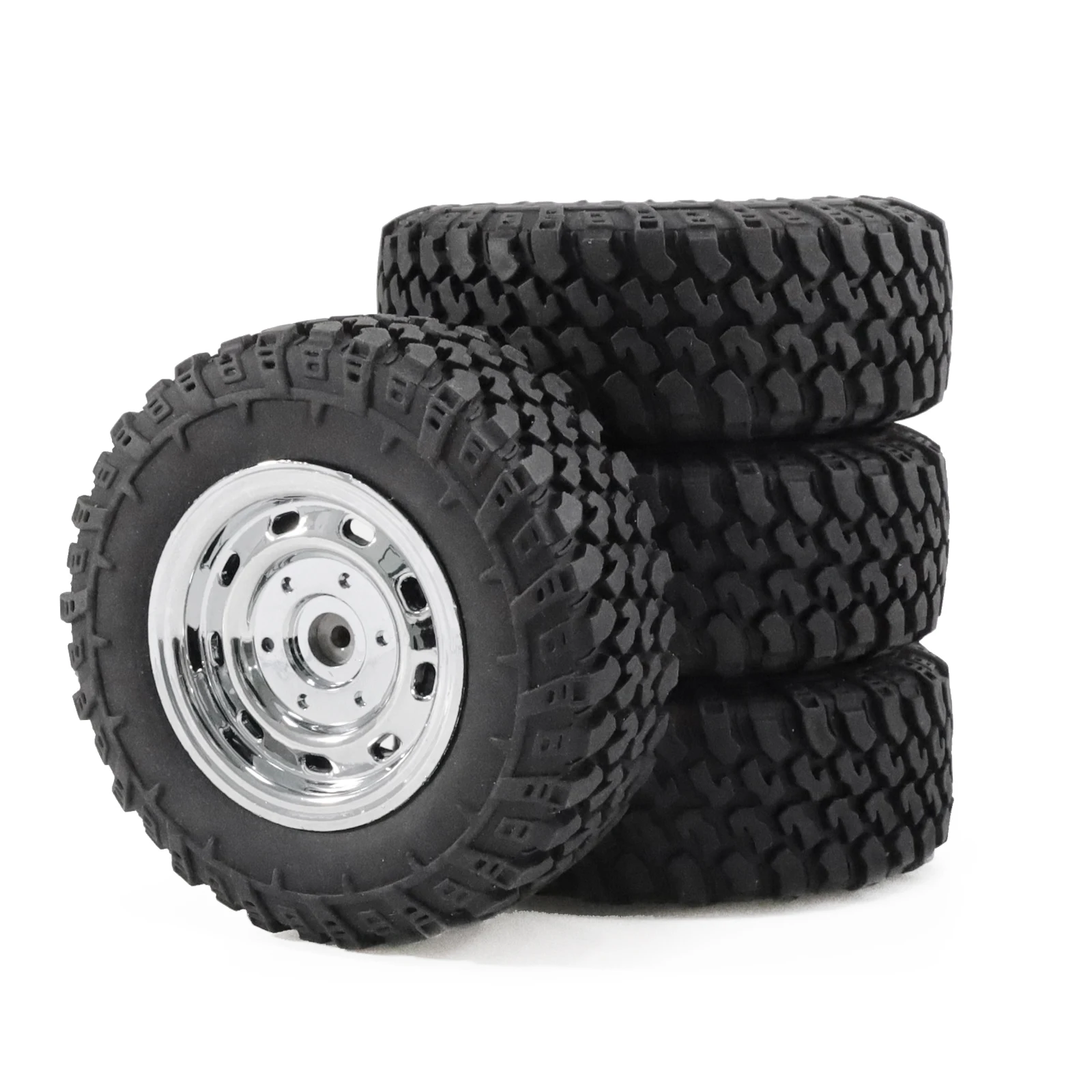70mm 5mm Hex Rubber RC Wheels Tires High Performance Upgrade Parts for MN99S MN98 MN82 WPL C24-1 B36 D12 C64 D74-1 Off Road RC C view 6