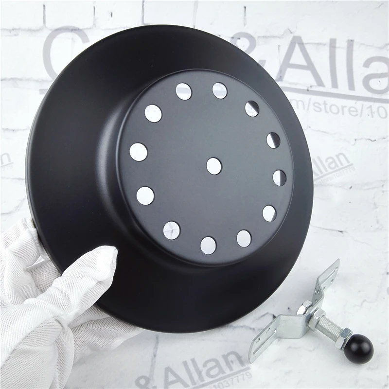 Sample 3-14 holes 6/8 port Chandelier Ceiling Plate Vintage Metal Ceiling Plate DIY Lighting ceiling mount Black iron canopy