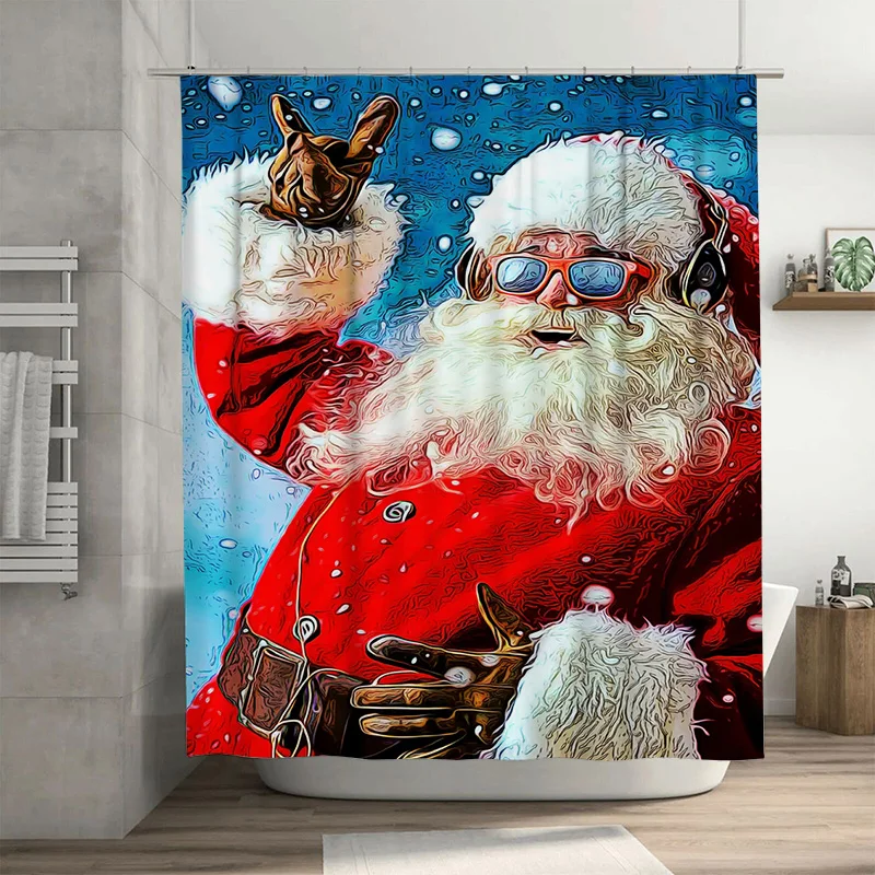 

Tuniu милая занавеска для ванны с собакой Шиба-ину, забавная занавеска для душа с домашними животными, водонепроницаемый декор, фон для ванной комнаты и туалета