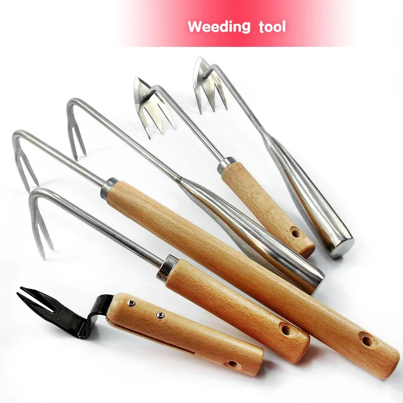 Horticultural Weeding Tools, Small Shovels for Pulling Grass and Planting Flowers, Stainless Steel Draft Seedlings