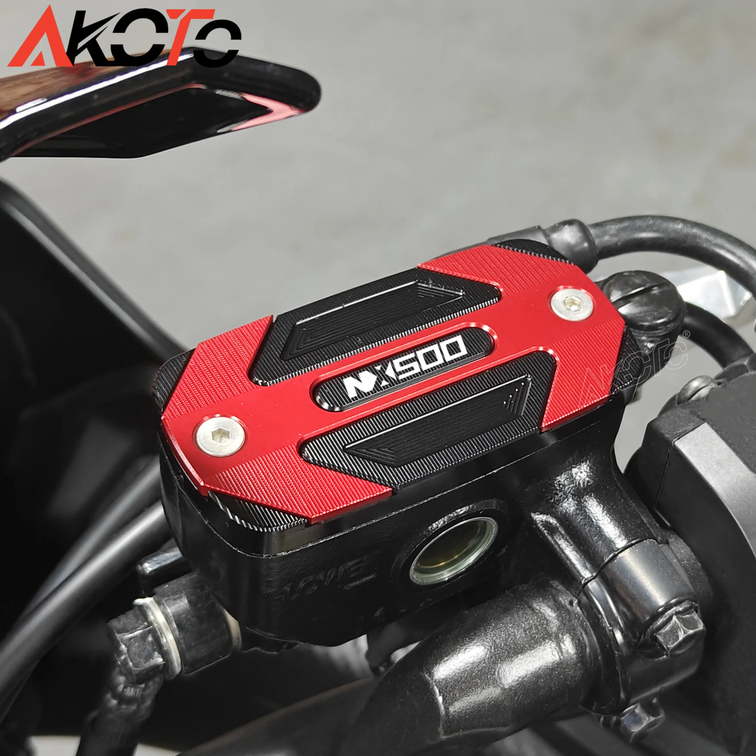 

FOR HONDA NX500 NX400 NX 500 400 ADV Motorcycles Acessories Front Brake Fluid Reservoir Covers & Engine Plug Oil Filler Cap