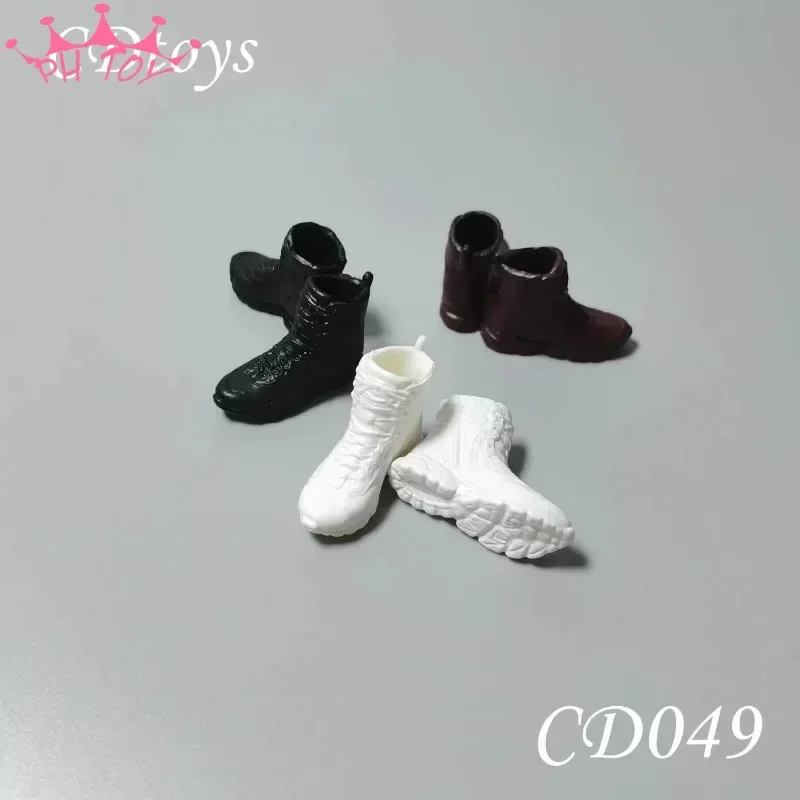 

1/12 Scale Female Soldier Mountain Hiking Boots Solid Running Shoes Model CD049 for 6in Action Figures Doll with Detachble Feet