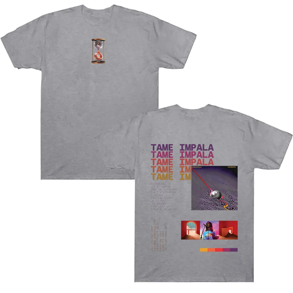 Tame Impala T-Shirts Vintage Tame Impala Currents Grafik-T-Shirt Unisex trendige Baumwoll-T-Shirts Sommer neues Design Geschenk für Fans T-Shirts – Detail 8
