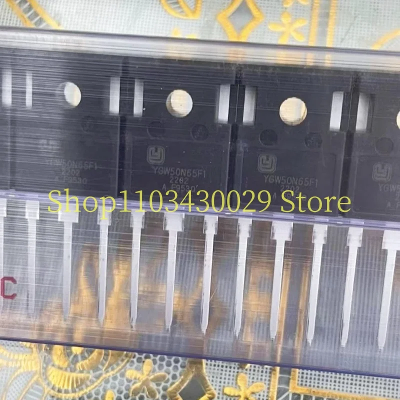 

10Pcs New and Original YGW50N65F1A YGW50N65F1 TO-247 50A 650V IGBT Channel Field Resistor