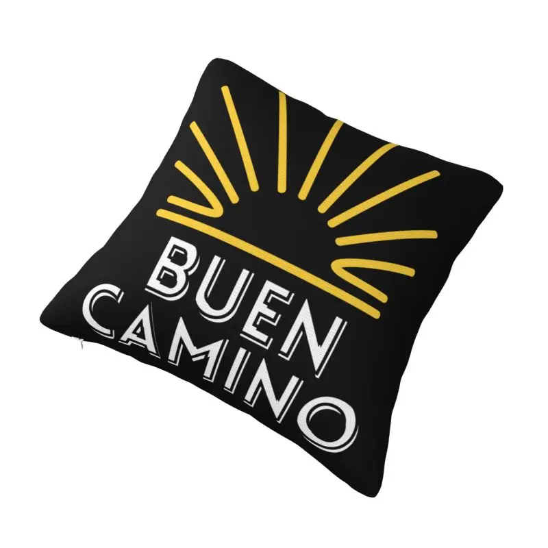 Custom Buen Camino Santiago Pilgrim Pillowcase Modern Cushion Cover Car Pillowcase