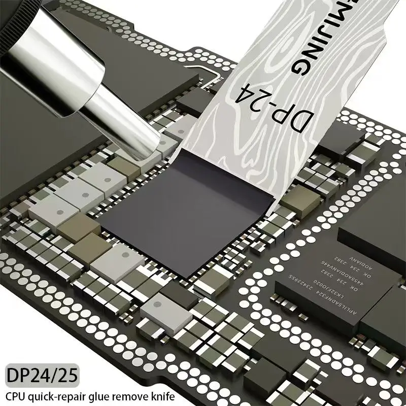 MIJING CPU Quick Repair Adhesive Removal Knife: Slim blade for precise cutting; made of high-carbon steel with a nano-coating.
