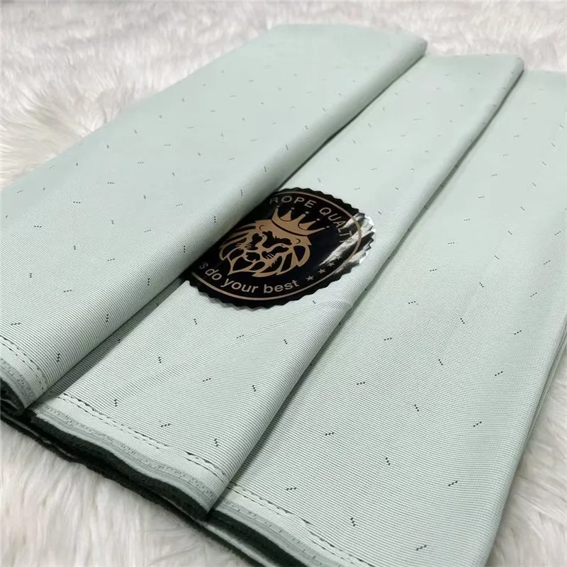 5 Yards 2023 High Quality Dubai Cashmere Wool Fabric For Men Sewing Shirt Soft Garment Material Atiku Fabric 1556