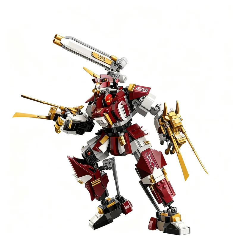 862pcs MOC 71870-1 Alternate Build Clock-Up Stag Knight Creator Model Building Blocks Architecture Christmas Gifts Toys Craft