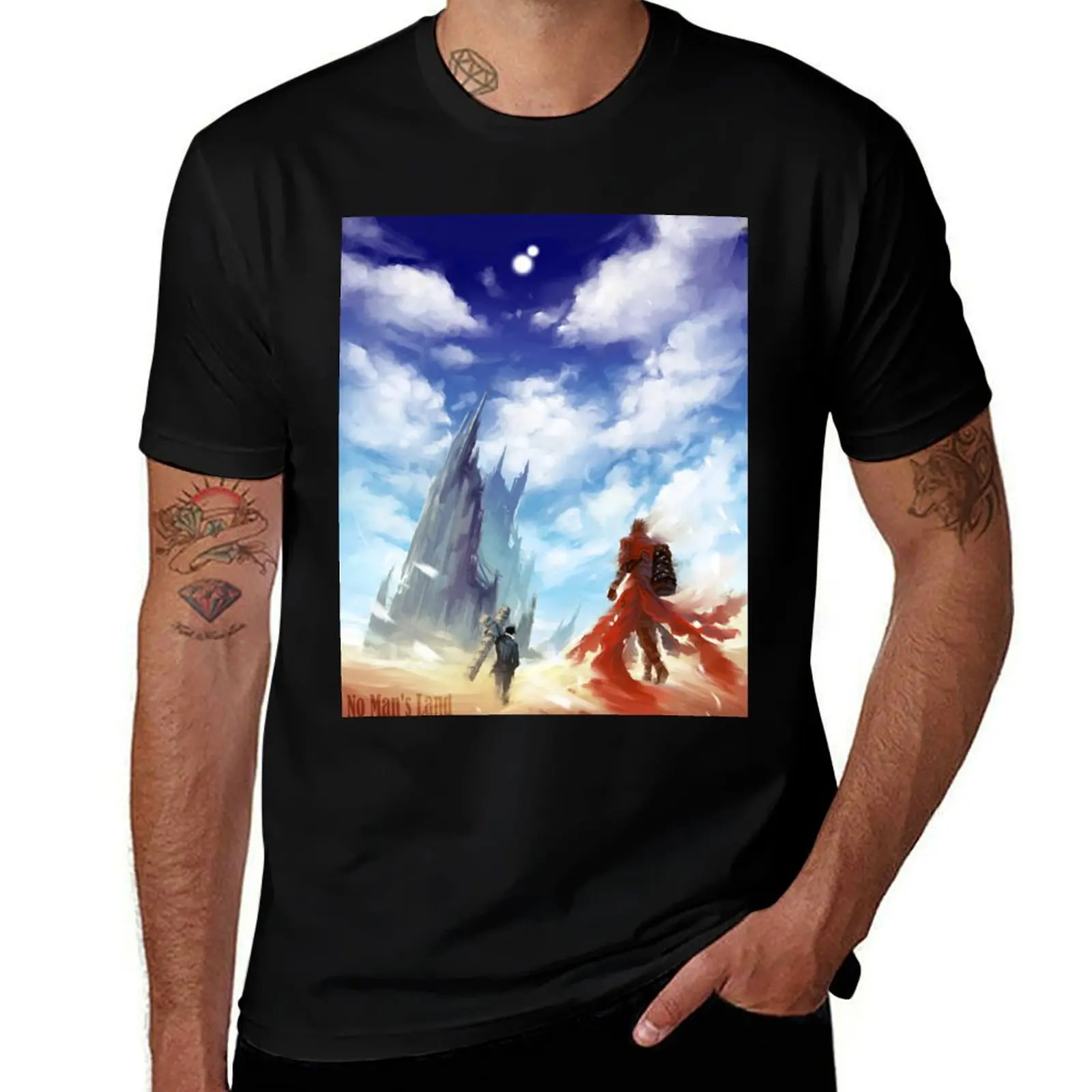 

No Man's Land T-Shirt graphics designer shirts oversizeds mens graphic t-shirts