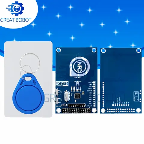 13.56 MHz PN532 NFC Module: High-Precision Reader/Writer Compatible for Arduino and Raspberry Pi