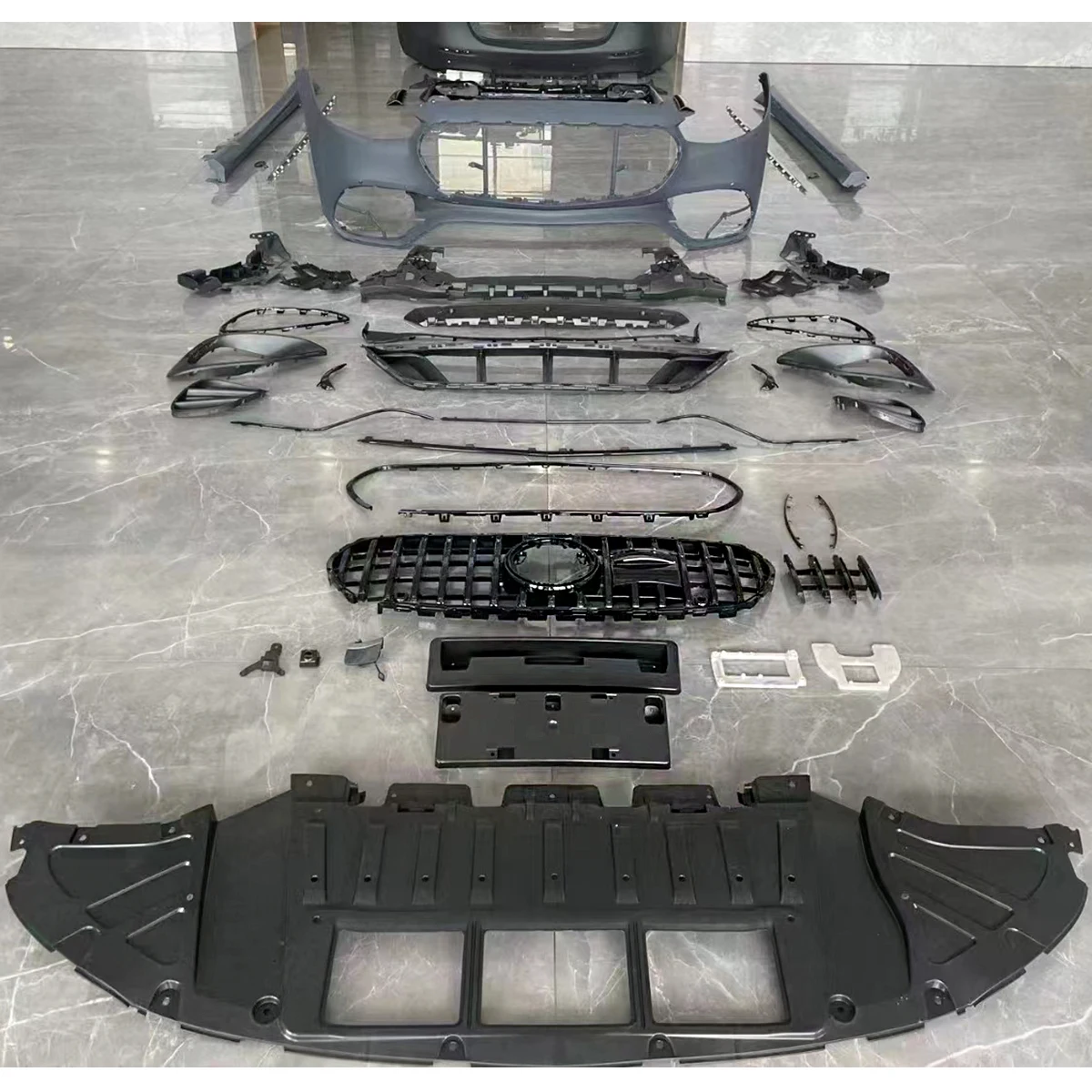 

ForBumpers New Arrival Body Kit for Mercedes Benz S Class W223 2021+ Facelift to S63 Model.