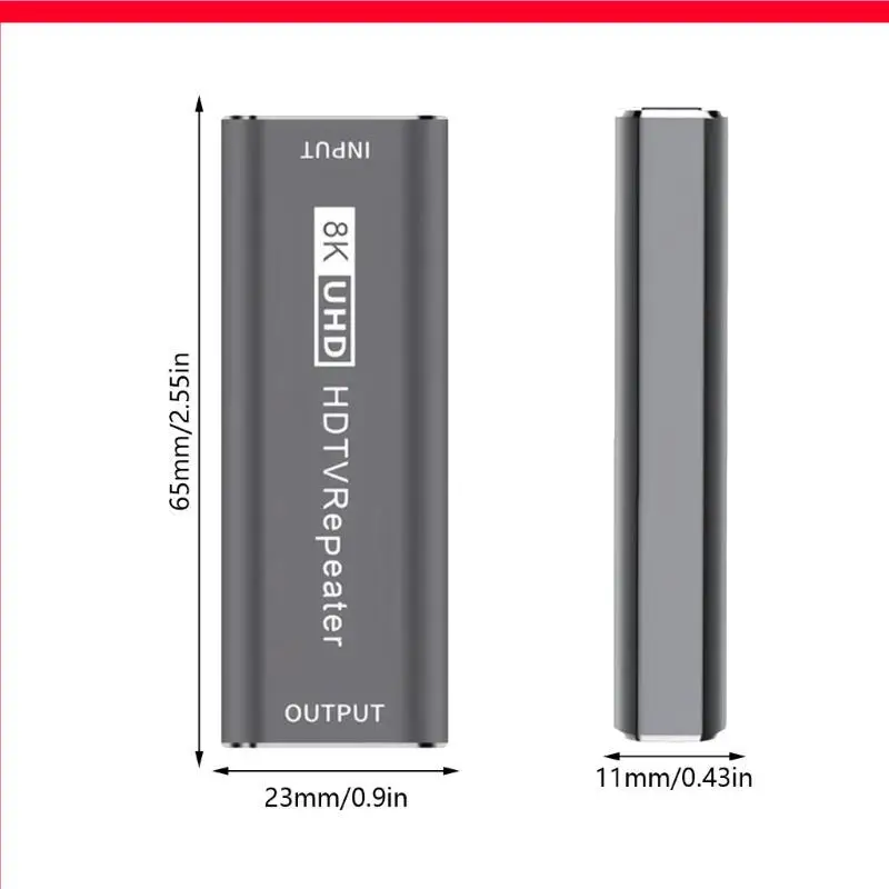 D46B Extender 4K 60Hz Extension Conector a mujer