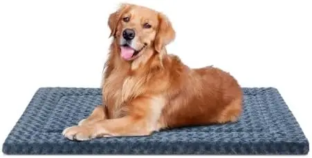 

Моющийся коврик для собак WagWonders - двусторонний, мягкий и нескользящий, для крупных собак, 41x27 дюймов, серый