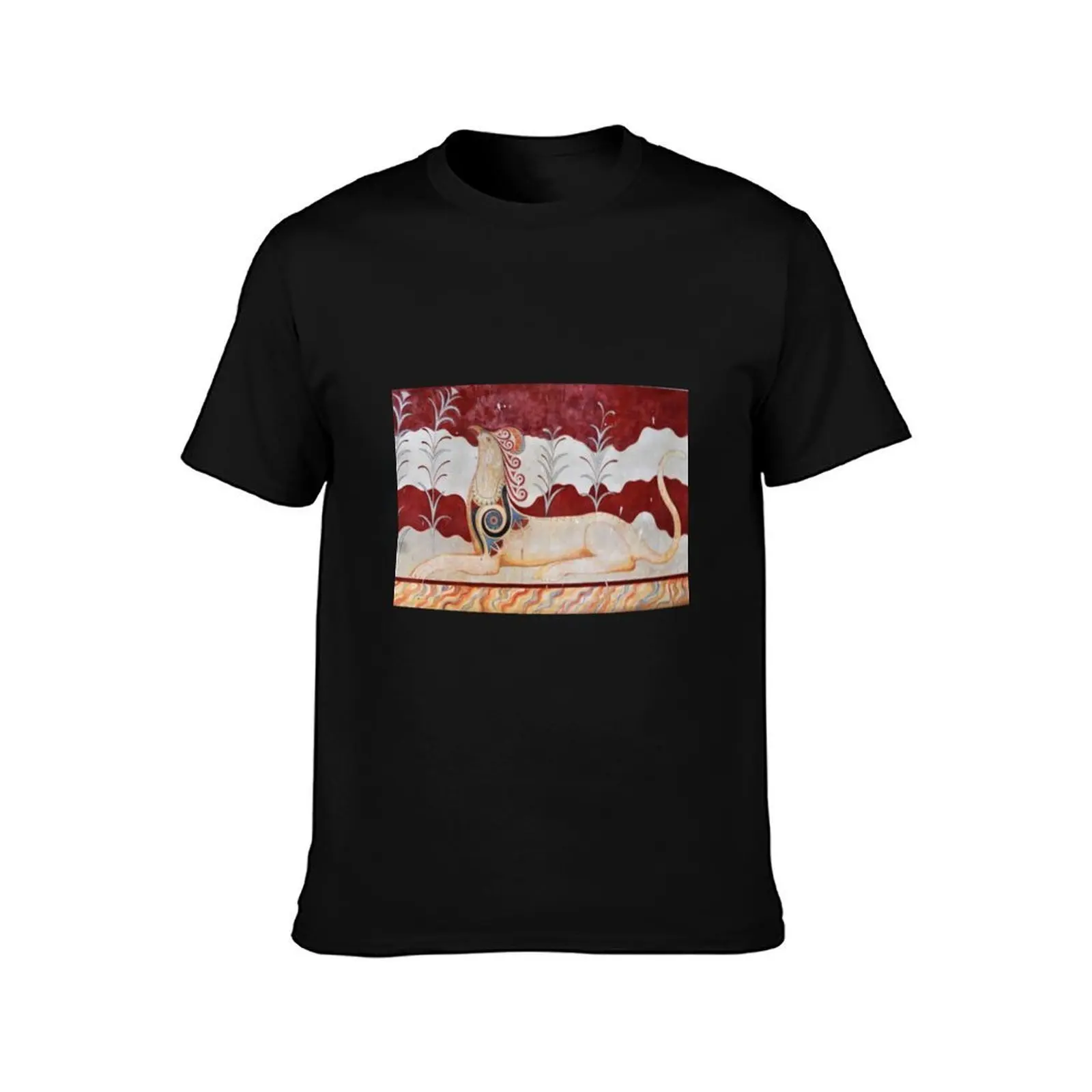 Griffin in the throne room at Knossos T-Shirt Fashion Letter Print T-Shirt